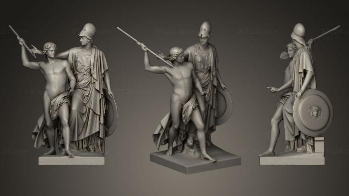 Statues antique and historical (Schlossbruecke_2, STKA_0981) 3D models for cnc